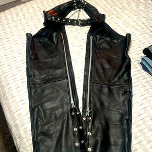 Women’s XS leather motorcycle chaps